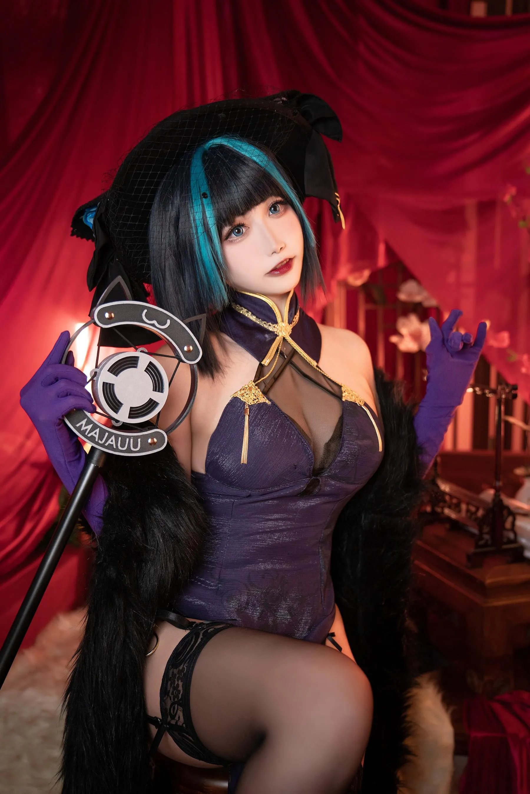 Momoko葵葵 – NO.37 碧蓝航线柴郡 音乐绚烂CaitSith [16P]插图5